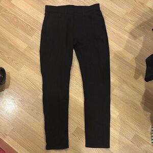 Black Slim Fit Pants by Uniqlo